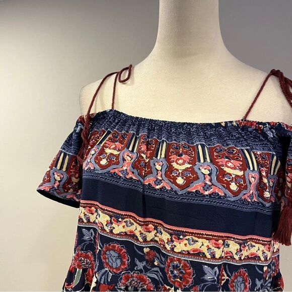 Knox rose floral open shoulder mini dress - Picture 2 of 14